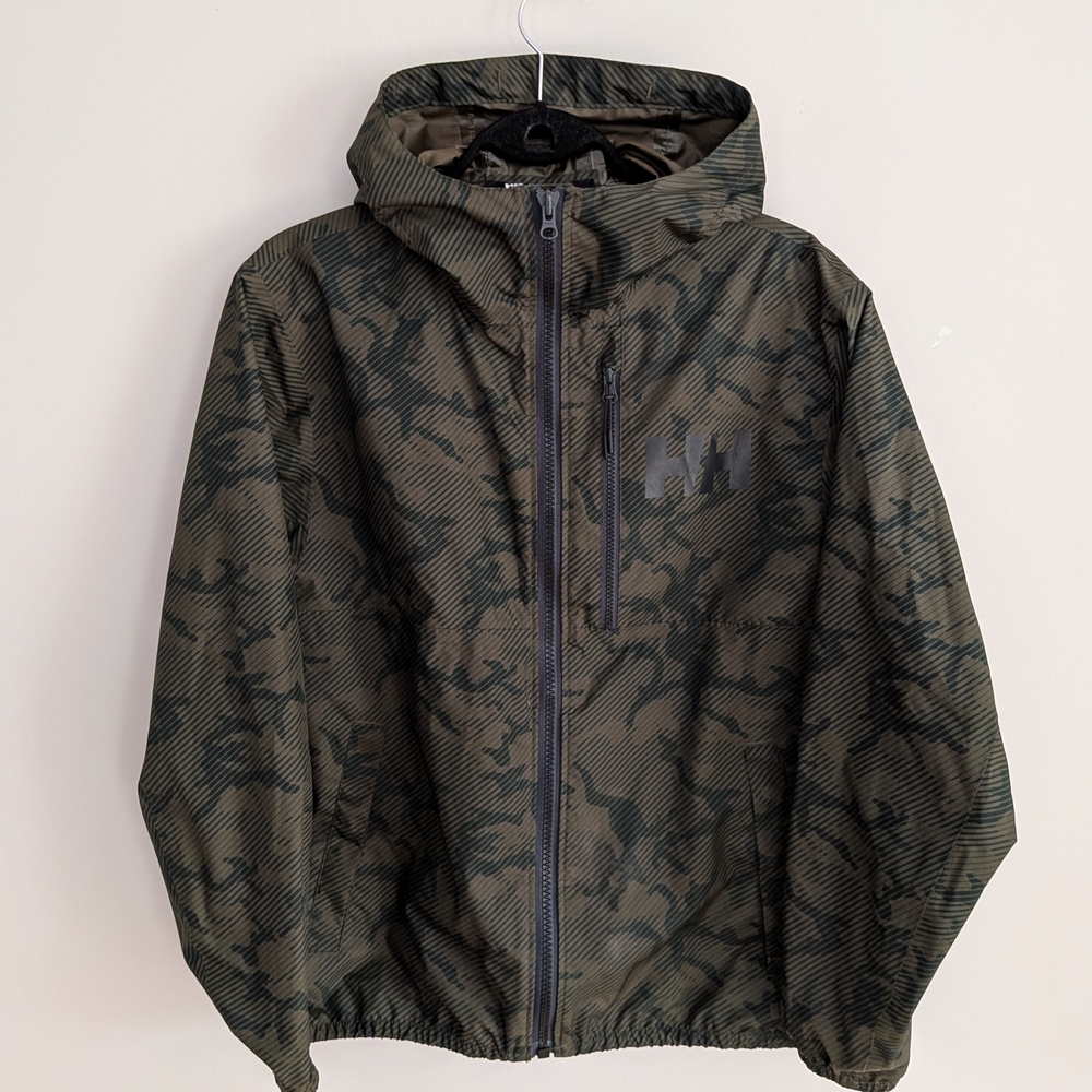 Helly Hansen Belfast Rain Jacket Shell Taped Seams Size S